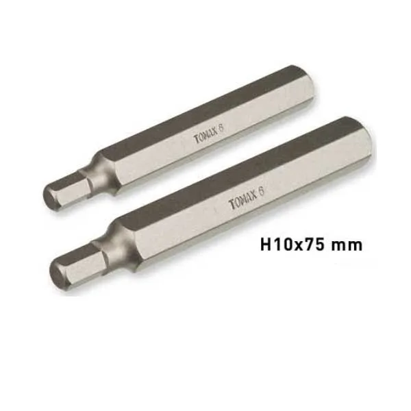 TOMAX Allen Otomotiv Bits Uç HEX 6 H10x75 mm 8 Adet