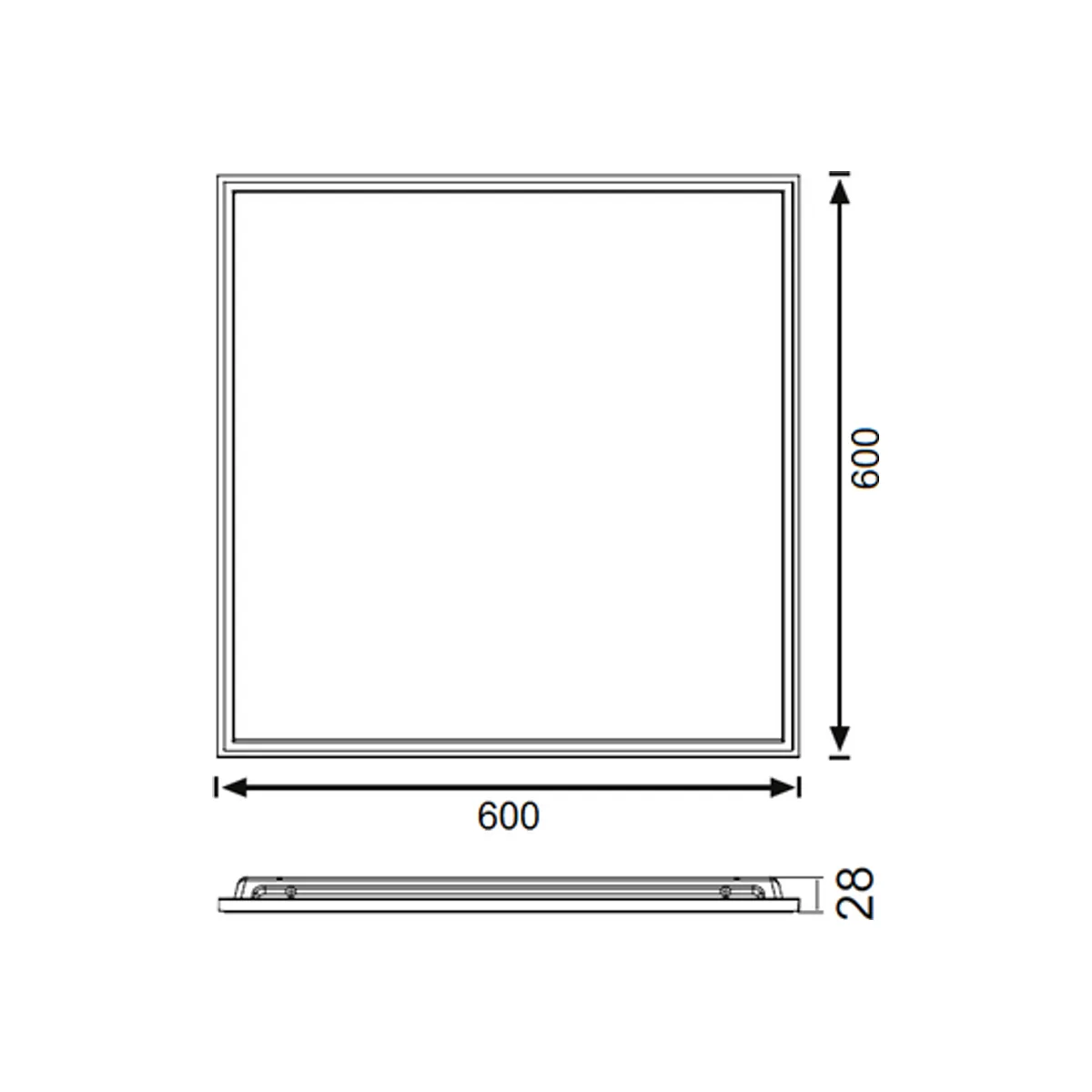 JK6061 Backlight LED Panel Clip-In (6500K) - Görsel 2