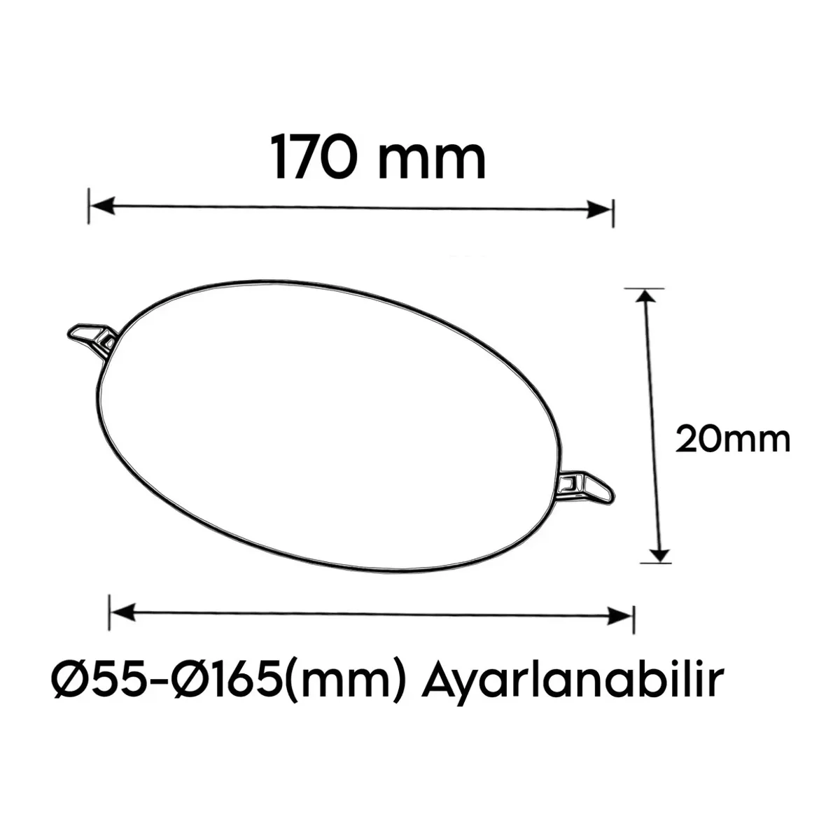 Ayarlı LED Panel 24W Gün Işığı - Görsel 3