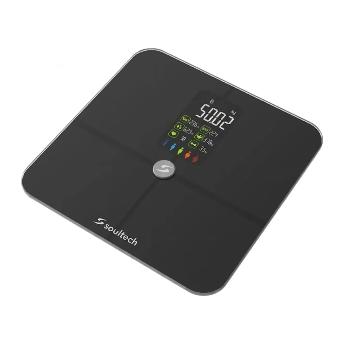 AT001S WELLDONE BLUETOOTH AKILLI TARTI SİYAH VÜCUT YAĞ ÖLÇER ÖZELLİKLİ - Görsel 4