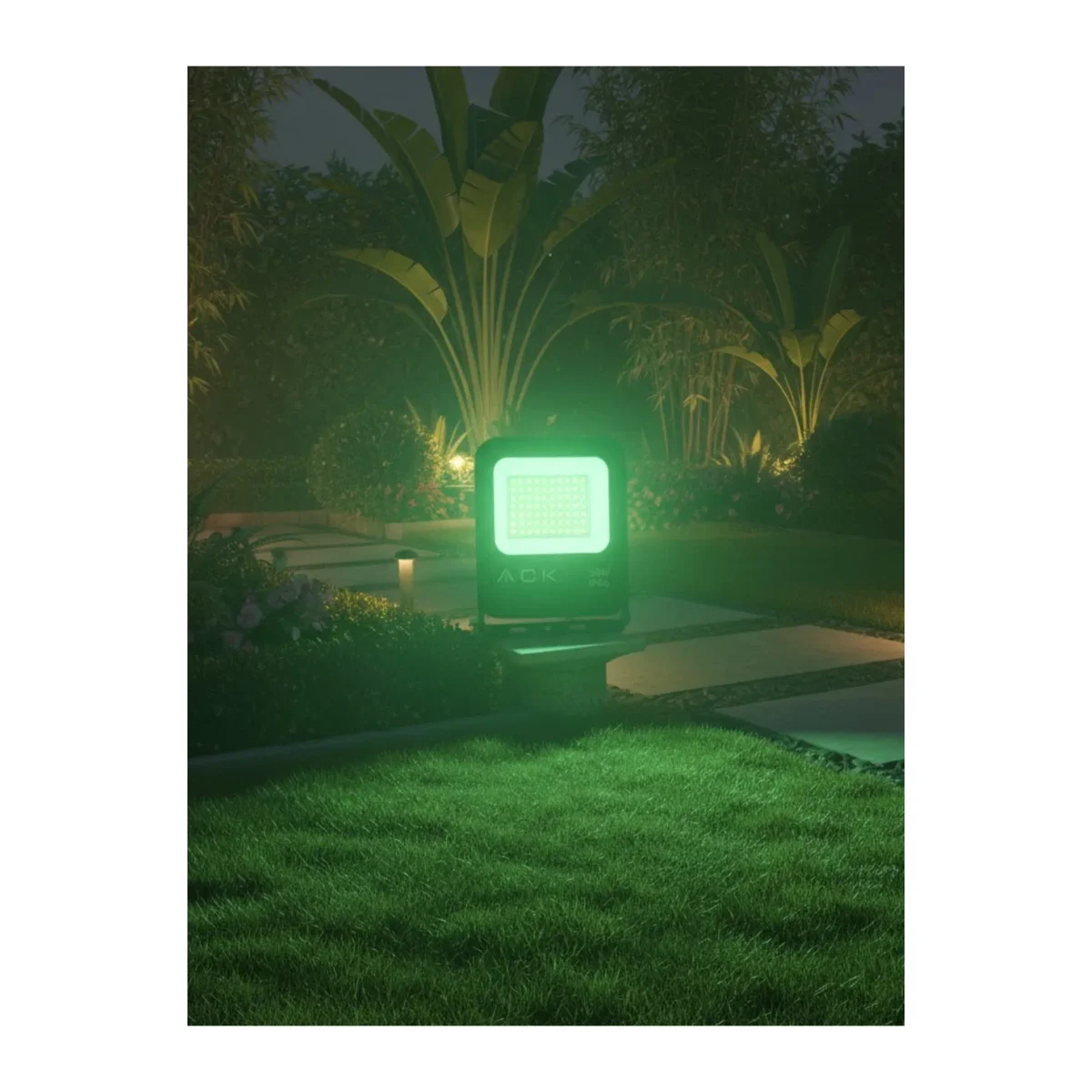 50W LED Projektör Yeşil - Görsel 3