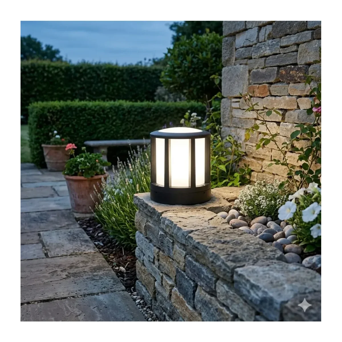 LUNAR PC BAHCE SET USTU ARMATURU E27 22,5MMX27MM - Görsel 2