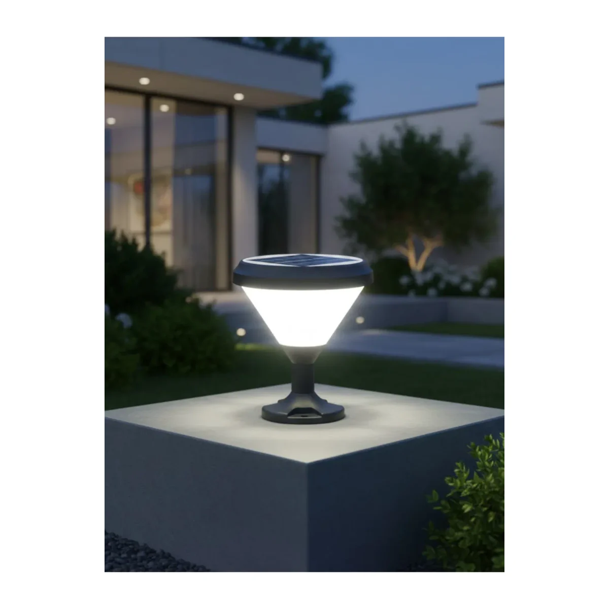 Solar LED Bahçe Armatürü - Görsel 2
