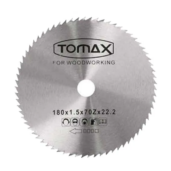 TOMAX Ağaç Daire Testeresi Elmassız 115x1,2x80Zx22,2